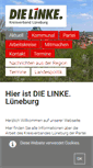 Mobile Screenshot of dielinke-lueneburg.de